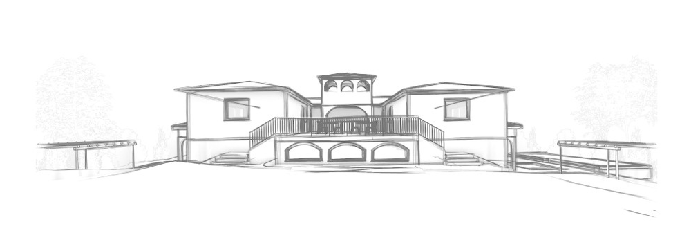 8-visualizzazione_ovest-visualisierung_west-1000 x 350 Visualisierung Front Neubau Picchio d'oro