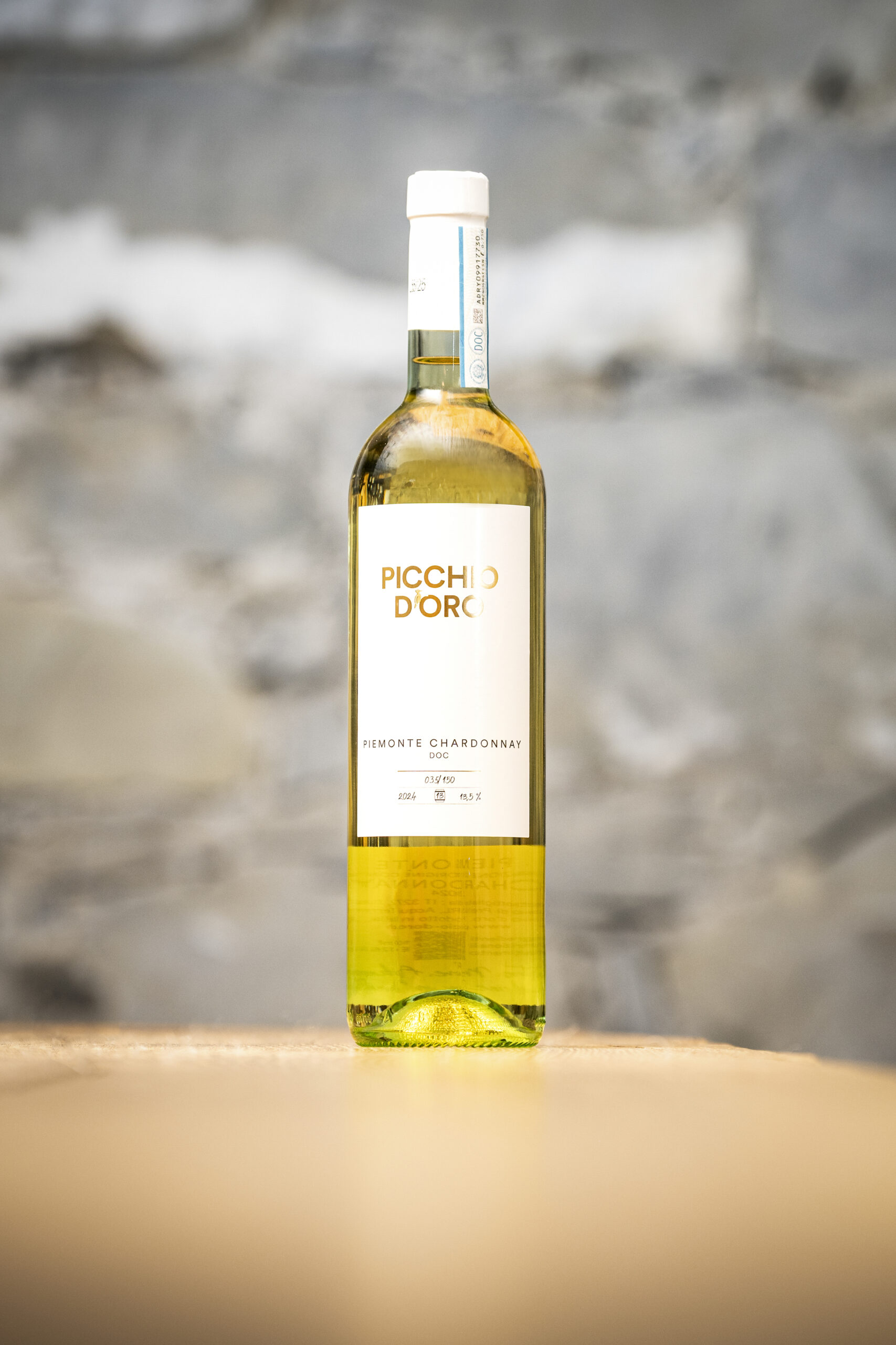 Chardonnay hoch Weinflasche Picchio d'Oro Chardonnay